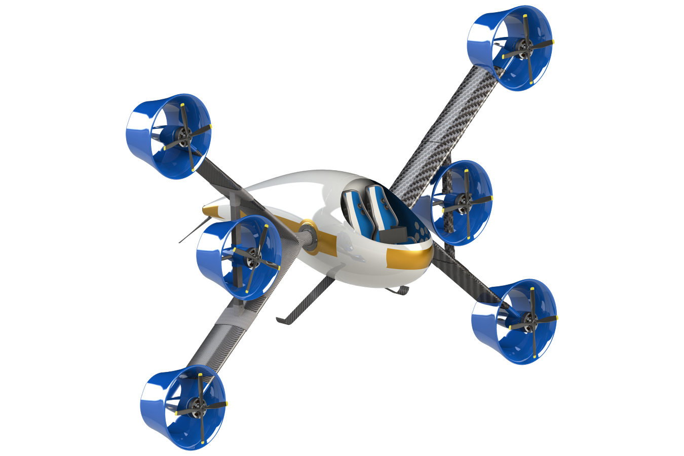 Streamlined Main Dynamics AAVa in flying mode Streamlined Main Dynamics AAVa in flying mode
